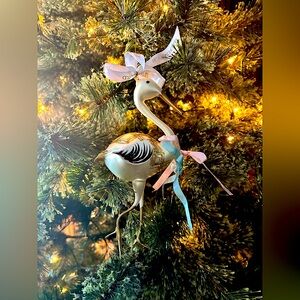 Waterford Crystal Stork Ornaments- 9” tall